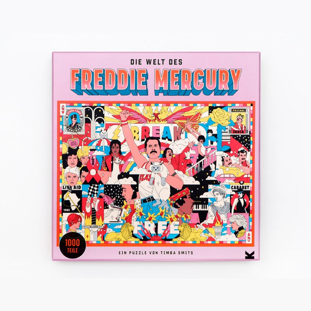Freddie Mercury Puzzle, Verpackungskarton Coveransicht