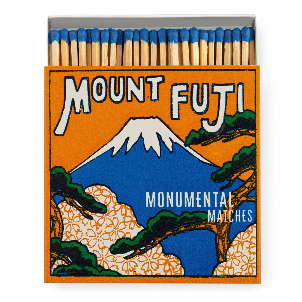 Mount Fuji „Monumental“ X Super XL Sicherheitsstreichhölzer, geöffnete Box