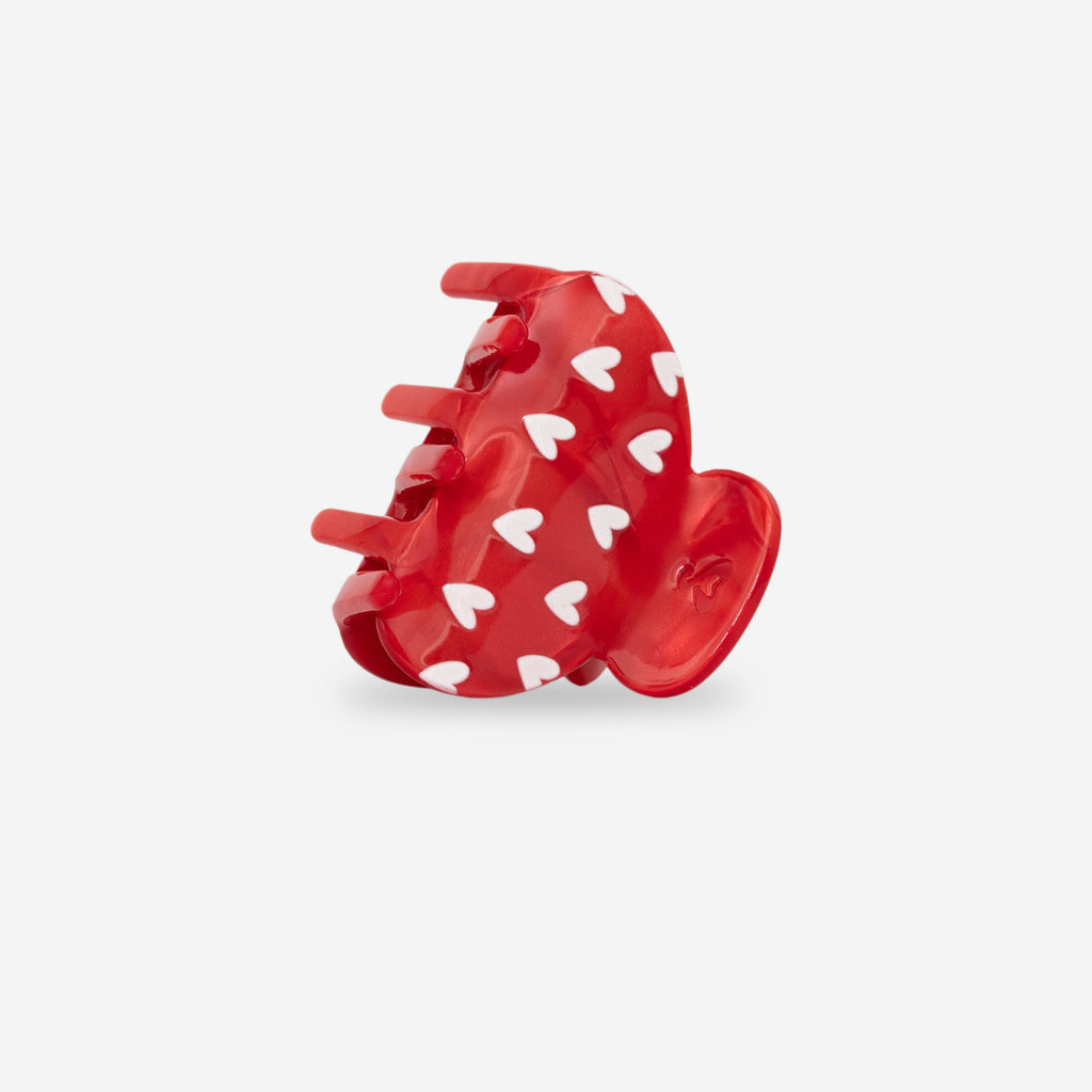 Coope Couple X Rote Haarklammer mit Herzen