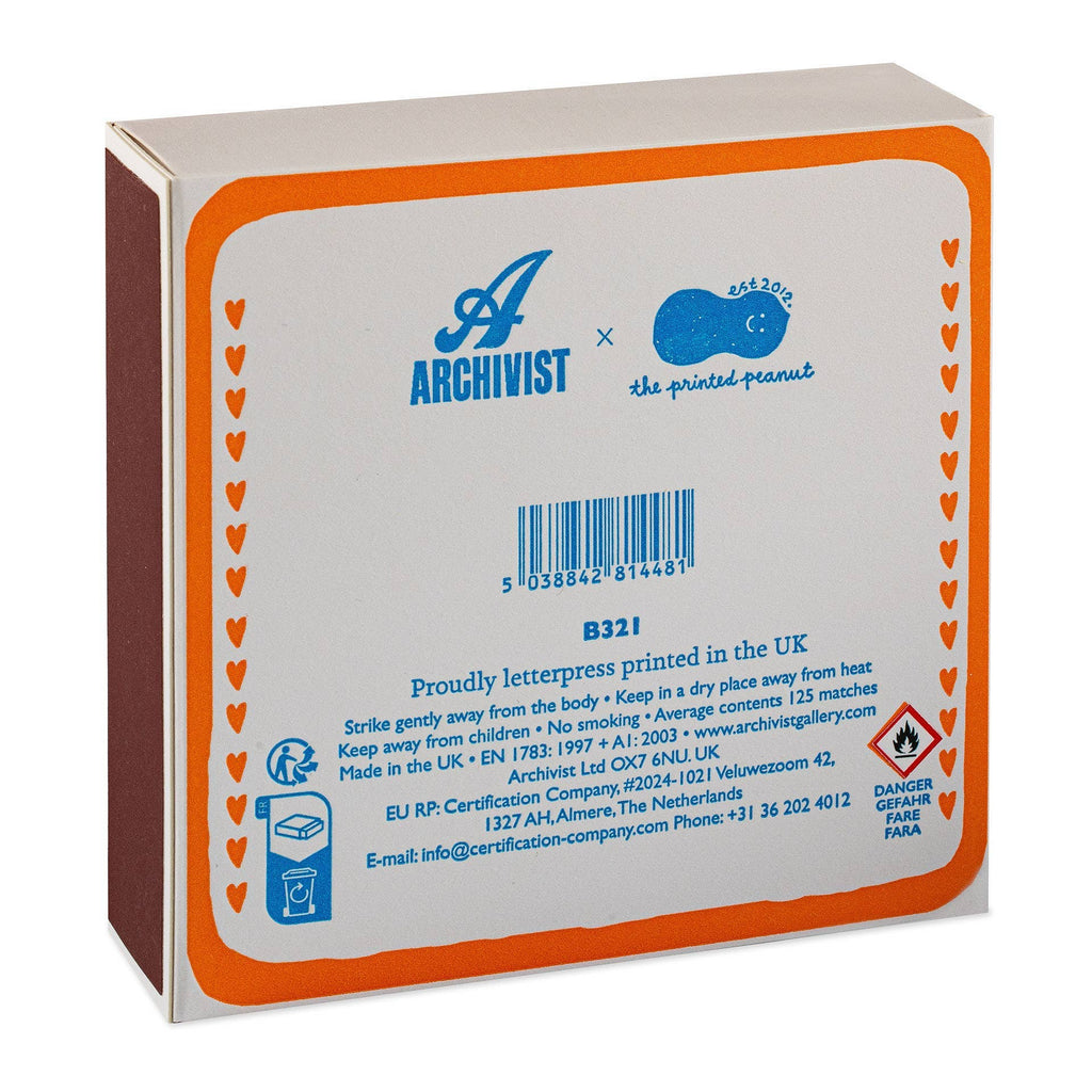 Cat Lovers X Super XL Sicherheitsstreichhölzer, Rückseite