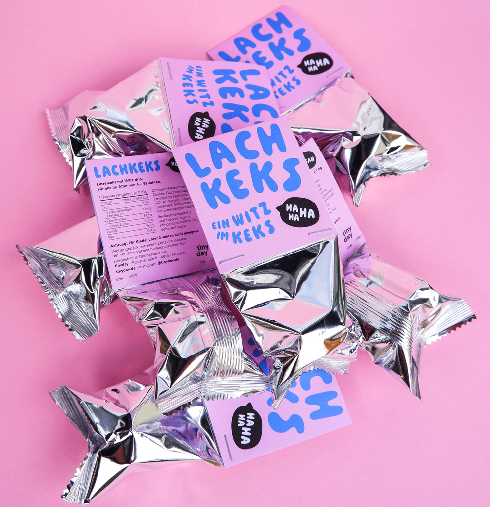 mehrere Lachkekse X Ein Witz im Keks
