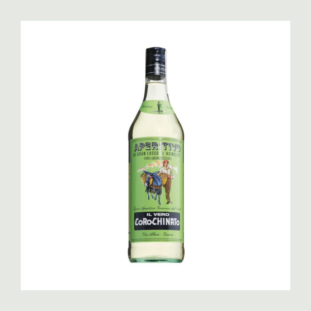 Aperitivo X Corochinato Flasche mit grünem Etikett