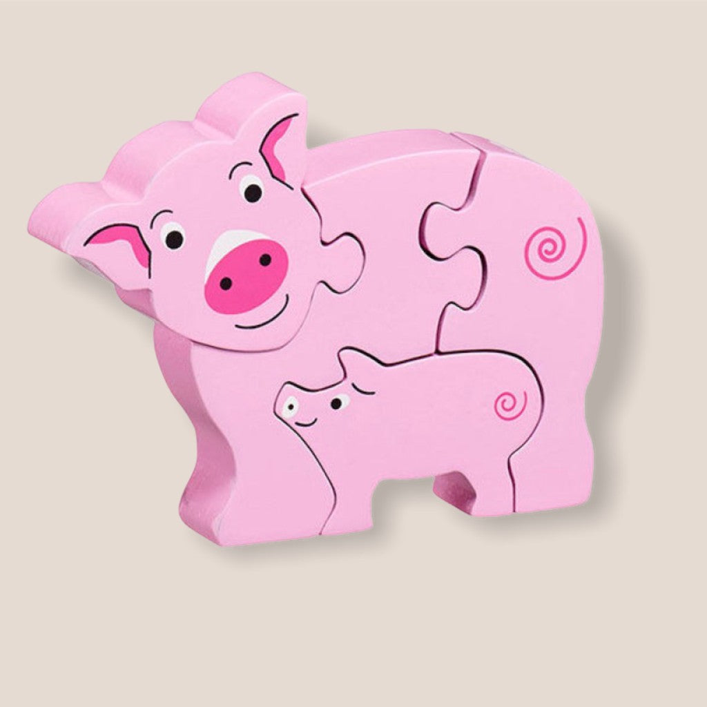 Baby Puzzle X Schweinchen in rosa