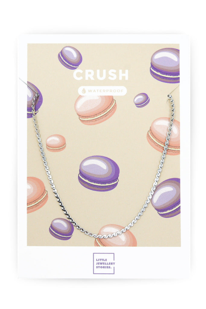 Crush Halskette X Silber