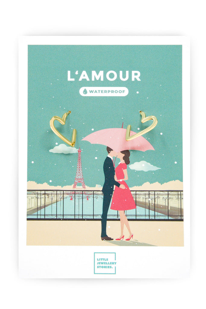 L'amour Ohrringe X Gold