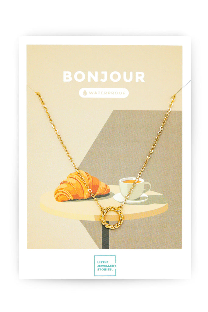 Bonjour Halskette X Gold