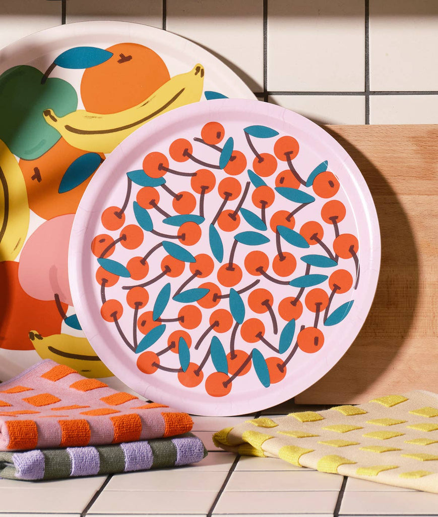 Kirschen X Birkenholz Serviertablett