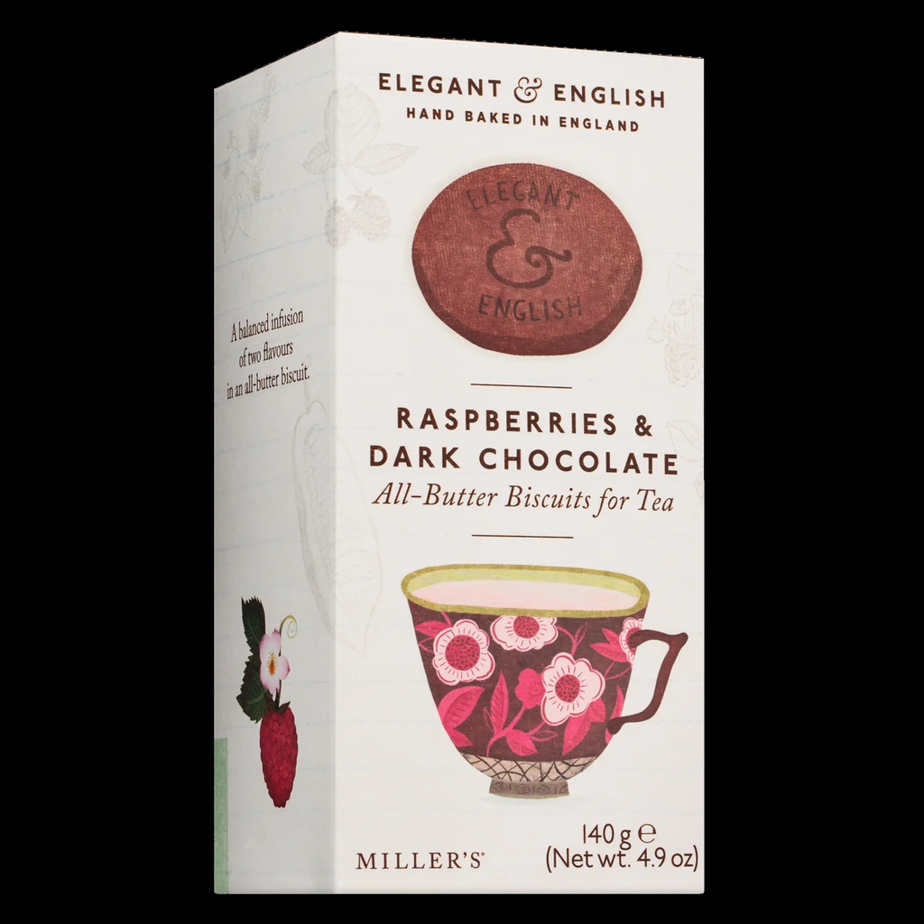 Butterkekse mit Schokolade & Himbeere, Verpackungskarton