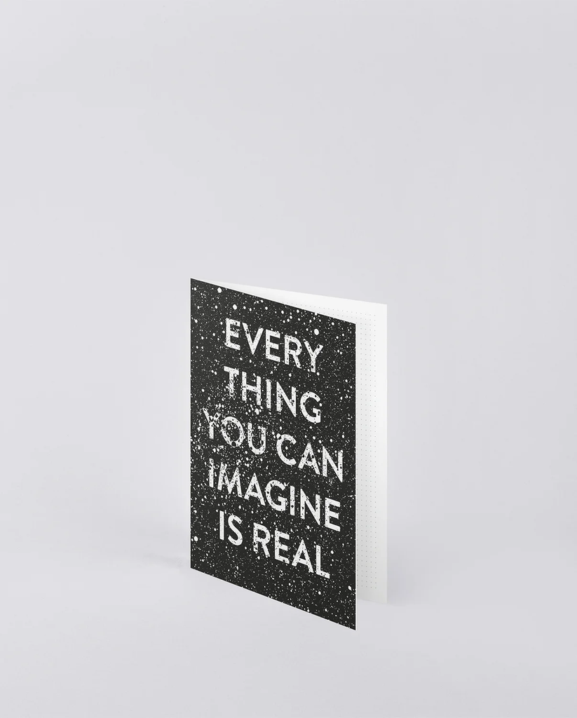 Everything you can imagine X Grußkarte