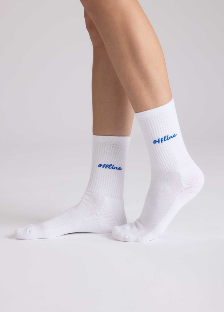 Offline X White Socks
