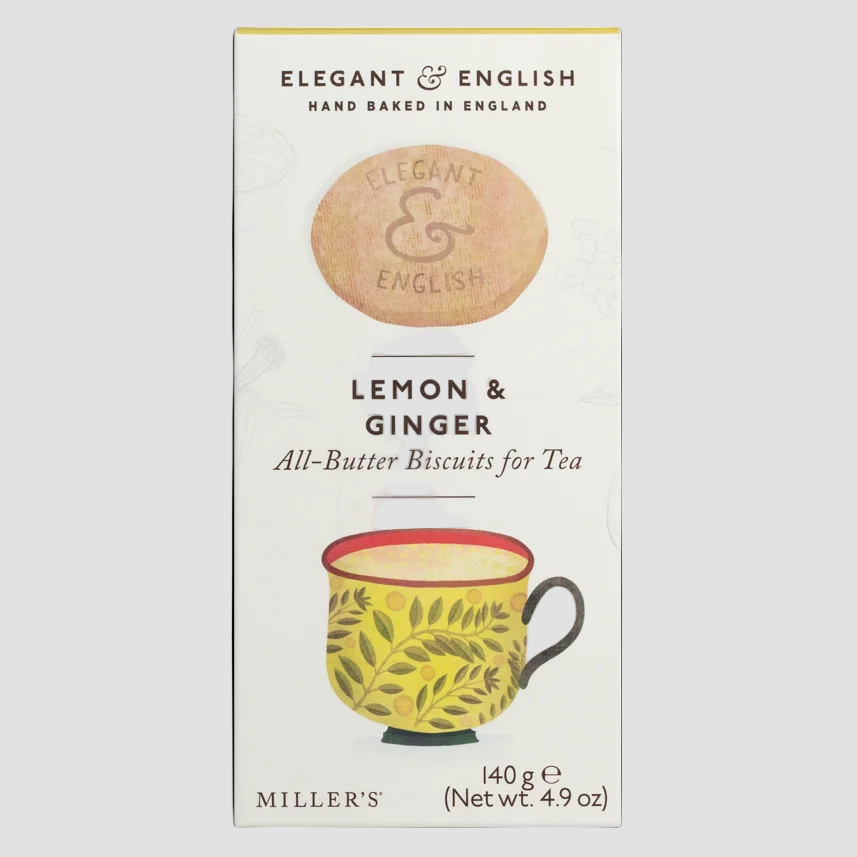 Butterkekse mit Ingwer & Zitrone