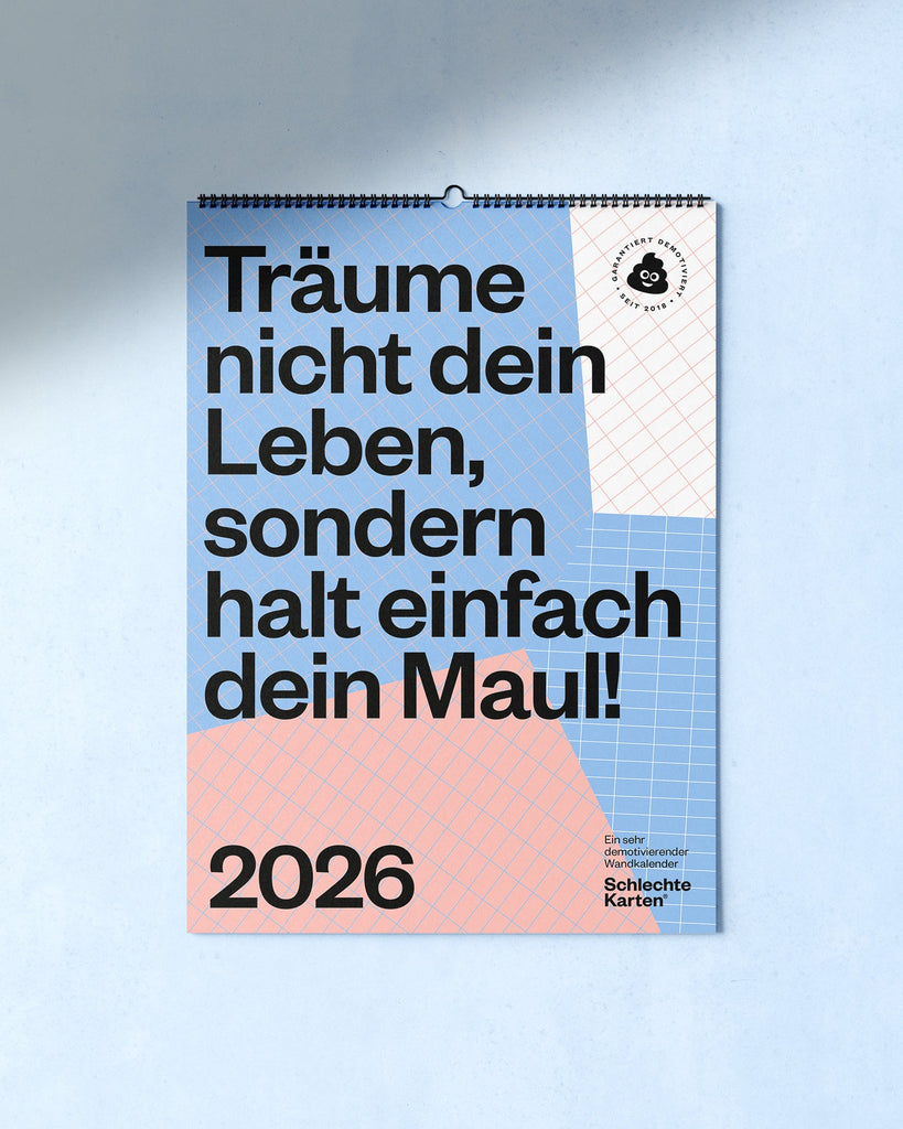 Demotivierender Wandkalender X 2026
Erfolg, Titelseite