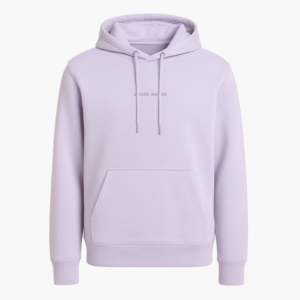 Lavendel Studio Salute X Unisex Hoody, Frontansicht