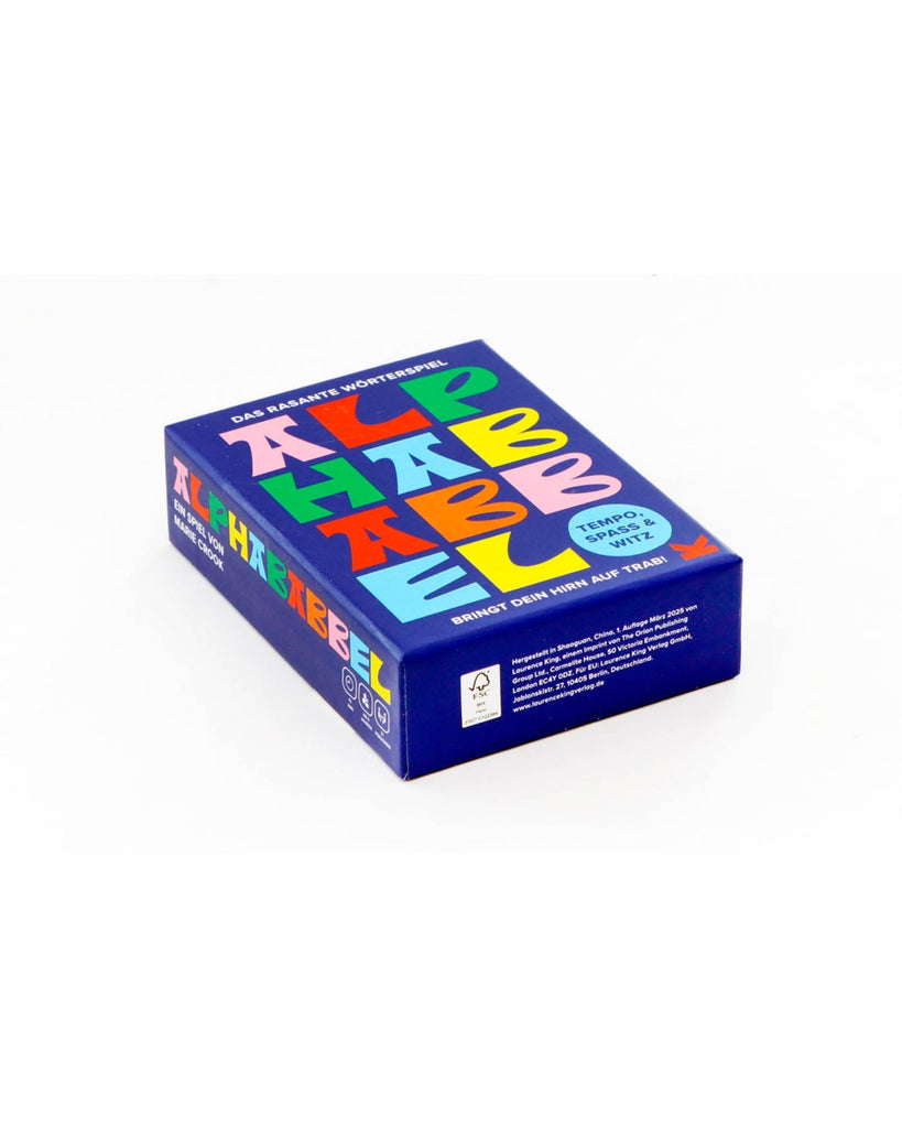 Alphababbel X Das rasante Wörterspiel, von schräg vorn fotografiert