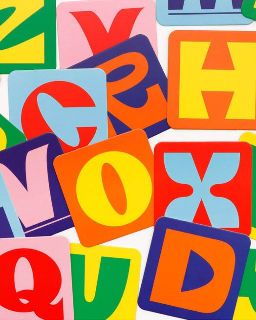 Alphababbel X Das rasante Wörterspiel, Mehrere Buchstabenkarten