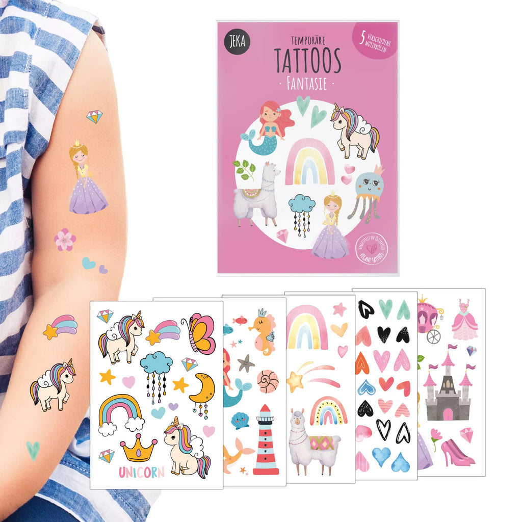 Jeka Kindertattoos, verschiedene Motive