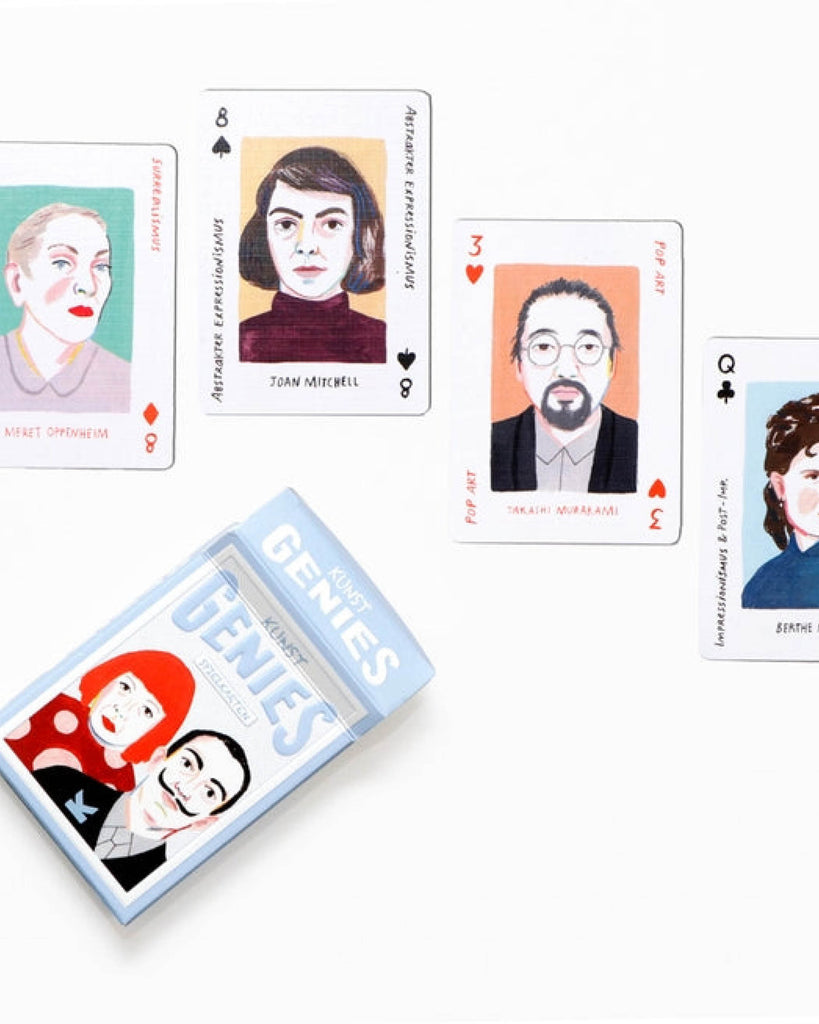 Kunst-Genies, Blick ins Spiel, 4 Karten