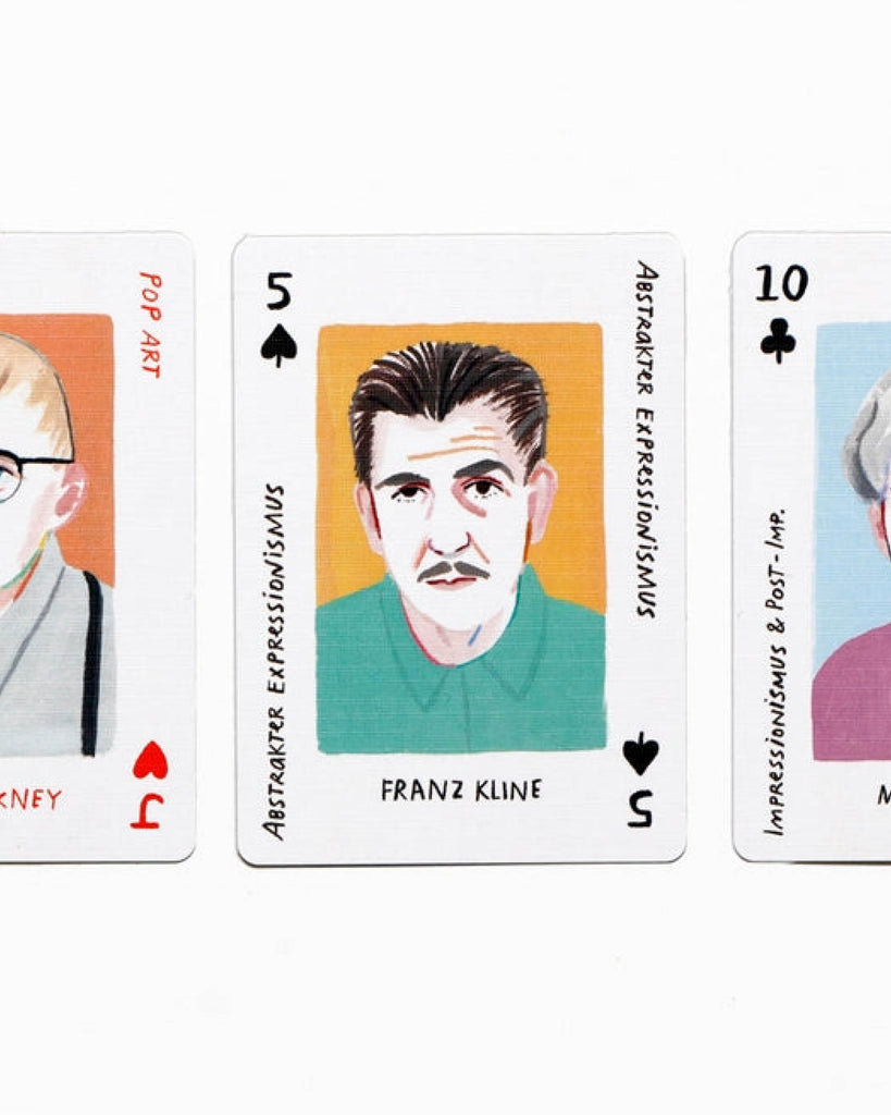 Kunst-Genies, Detailansicht einer Spielkarte