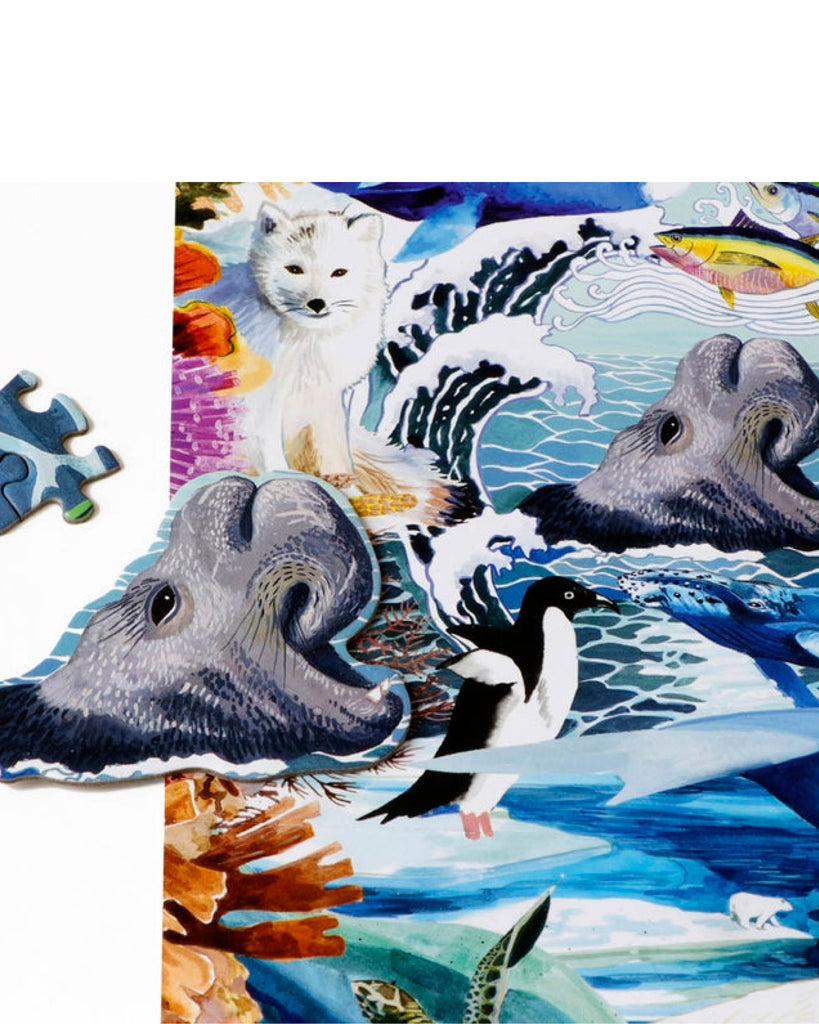 Wilde Ozeane X 1000 Teile Puzzle, Detailansicht