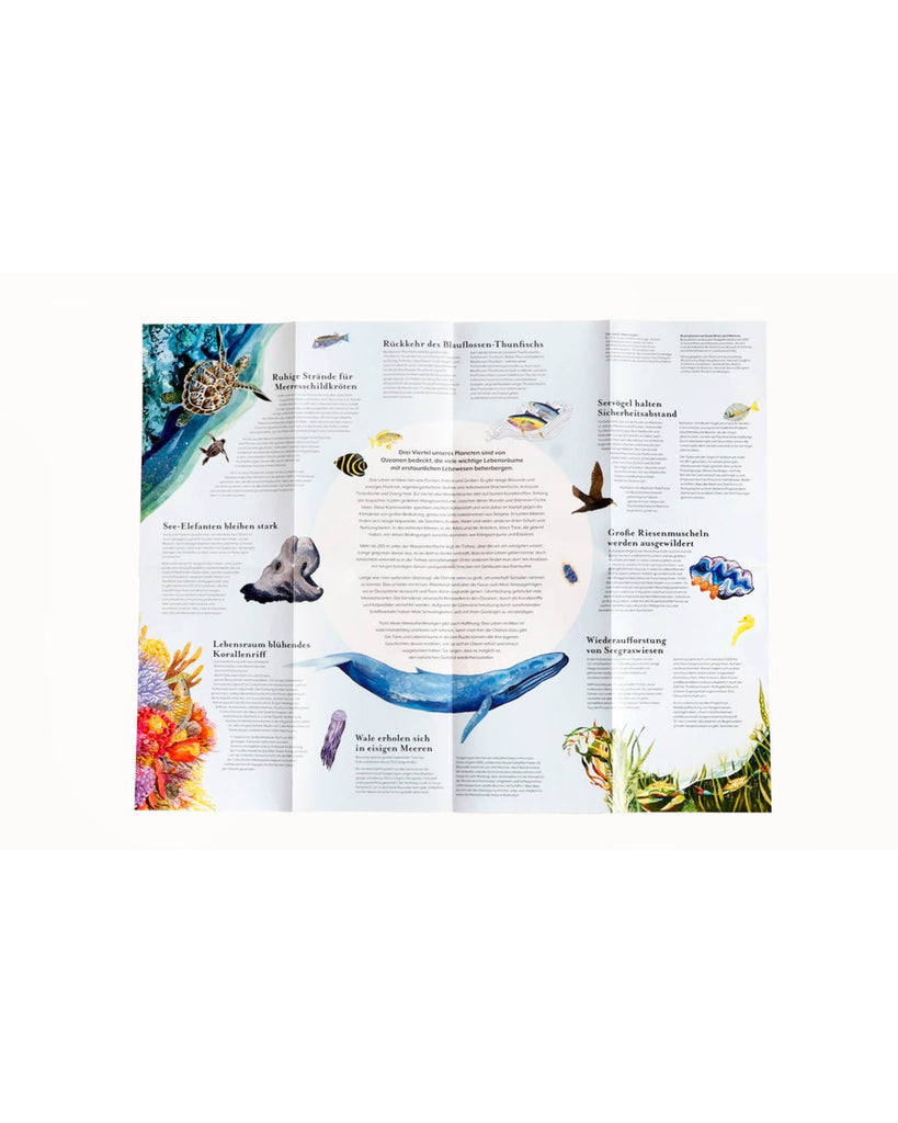 Wilde Ozeane X 1000 Teile Puzzle, Rückseite Poster